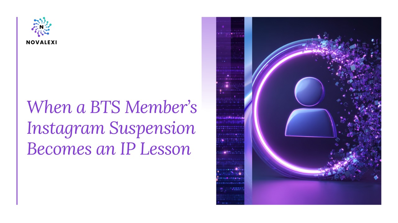 When a BTS Member's Instagram Suspension Becomes an IP Lesson